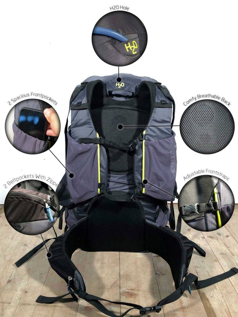 AIRDESIGN Hike & Fly Trail Rucksack 38l