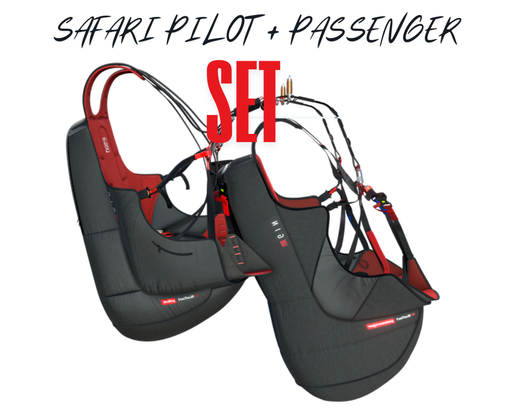 GIN Safari3 Pilot + Passenger Set